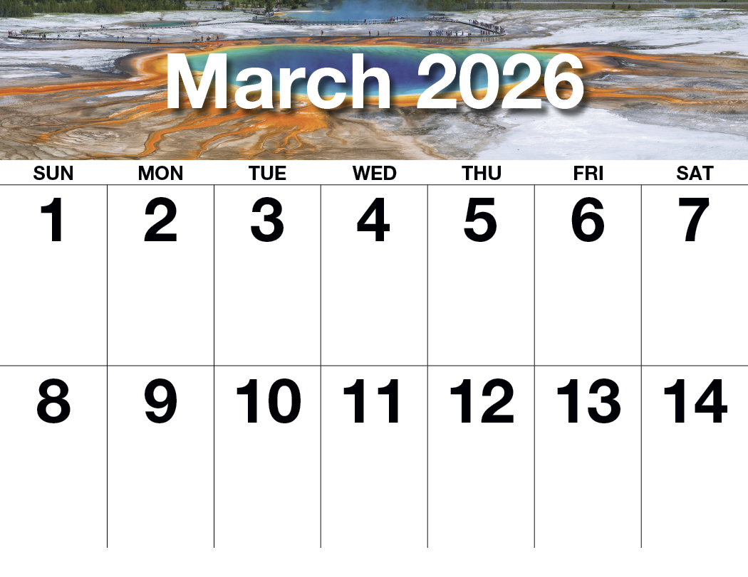 HotLine® Products Big Numbers Appointment Calendar - Stapled 35