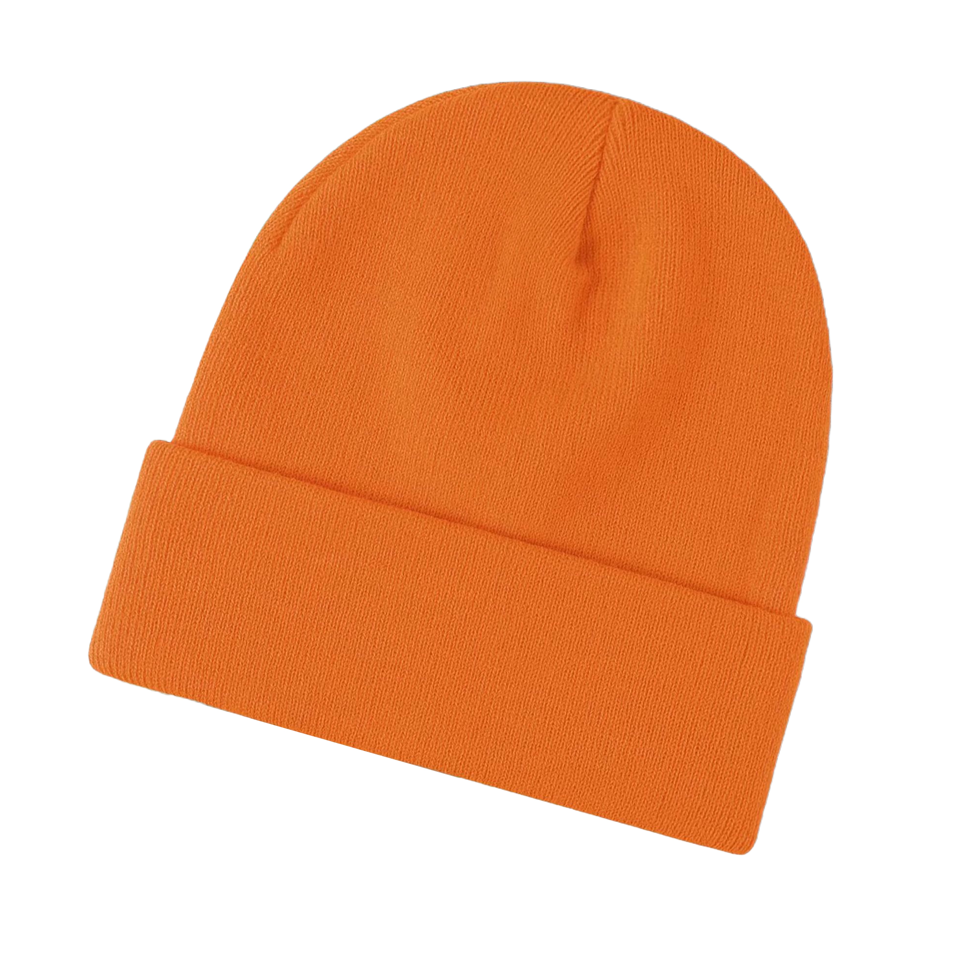 Acrylic Knitted Thermal Beanie With Front Embroidery 21