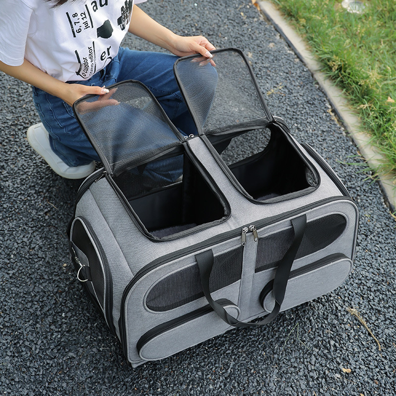 Oxford Pet Trolley Case Mesh Bag 6