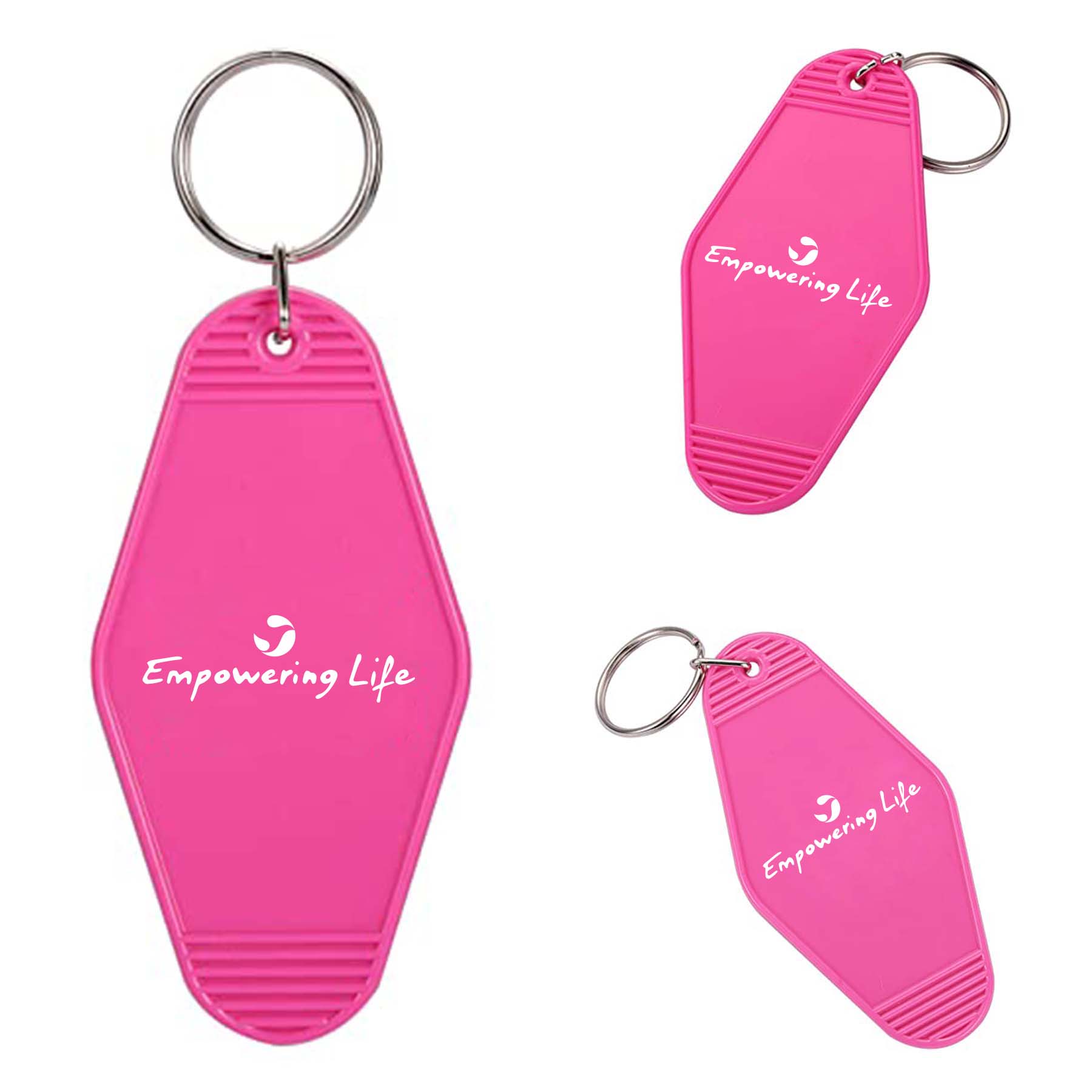 Plastic Hotel Keychain Motel Key Tag 1