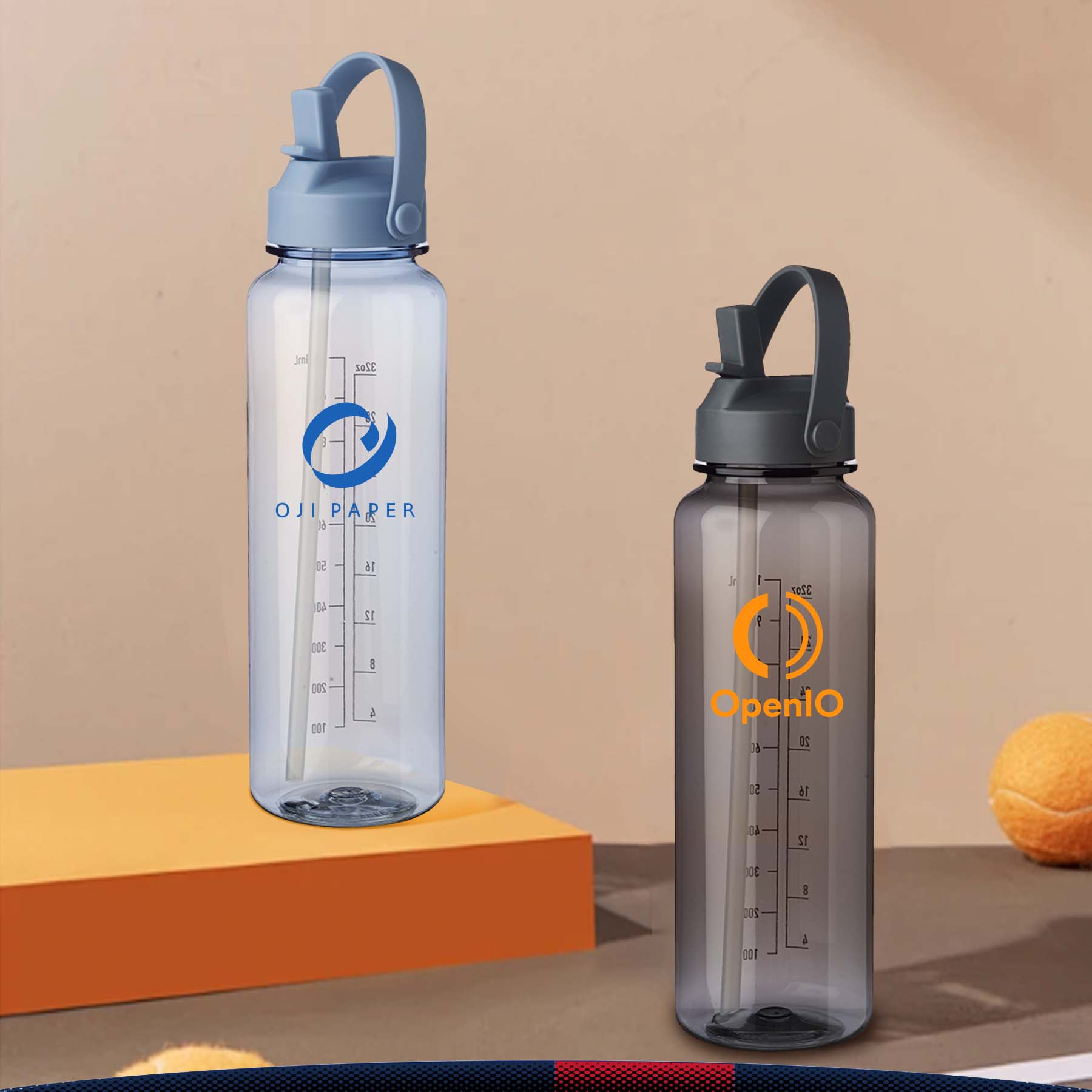 40.5 oz. Astey Plastic Water Bottle 2