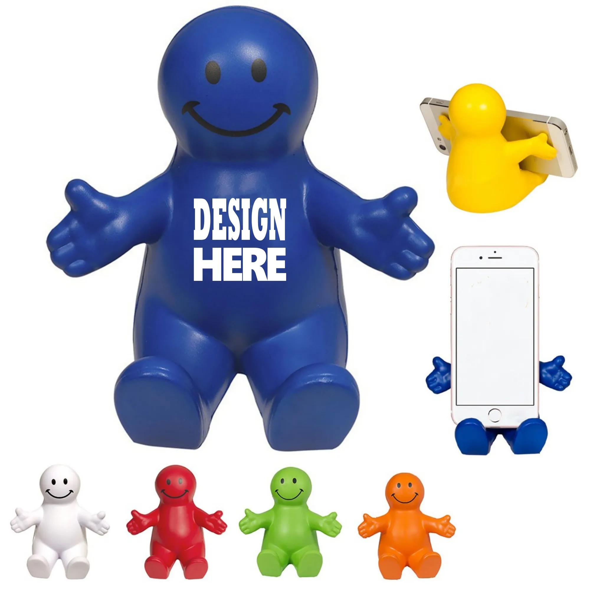 Smiley Face Phone Holder Stress Reliever 4