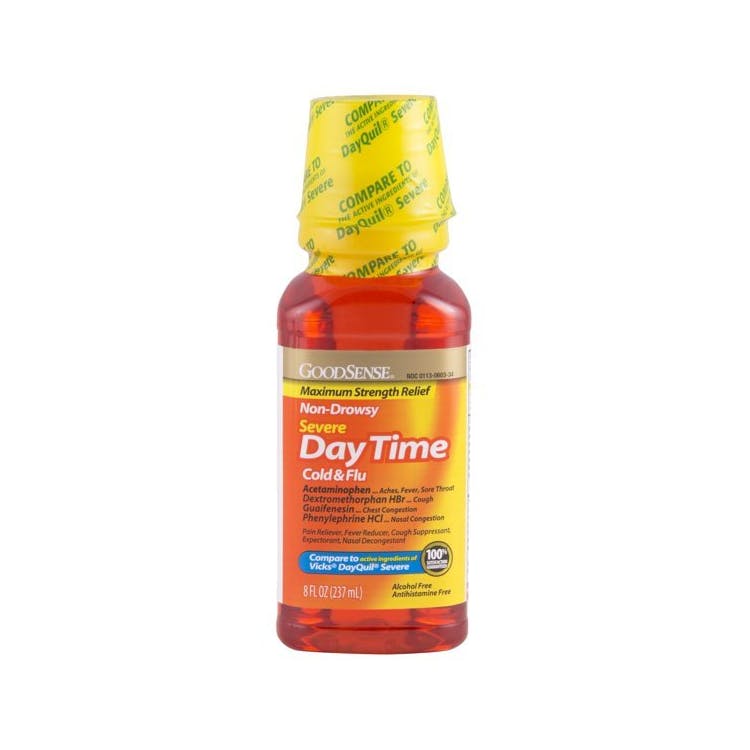 Non-Drowsy Cold & Flu Medicine - 8 oz Severe 1
