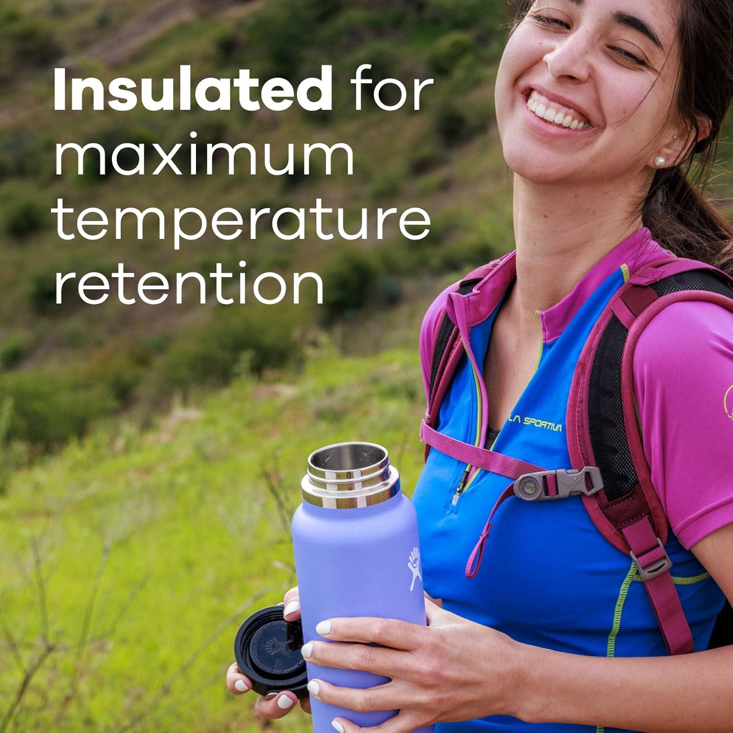 40 oz Hydro Flask® 2.0 Insulated Wide Mouth Water Bottle with Flex Cap 1