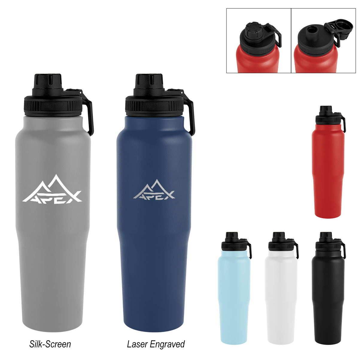 30 Oz. Kerry Recycled Stainless Steel Bottle 5