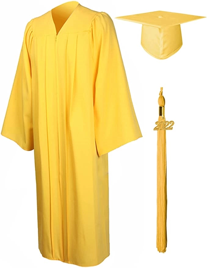 GradSeason Matte Graduation Gown Cap Tassel Set 2025 14