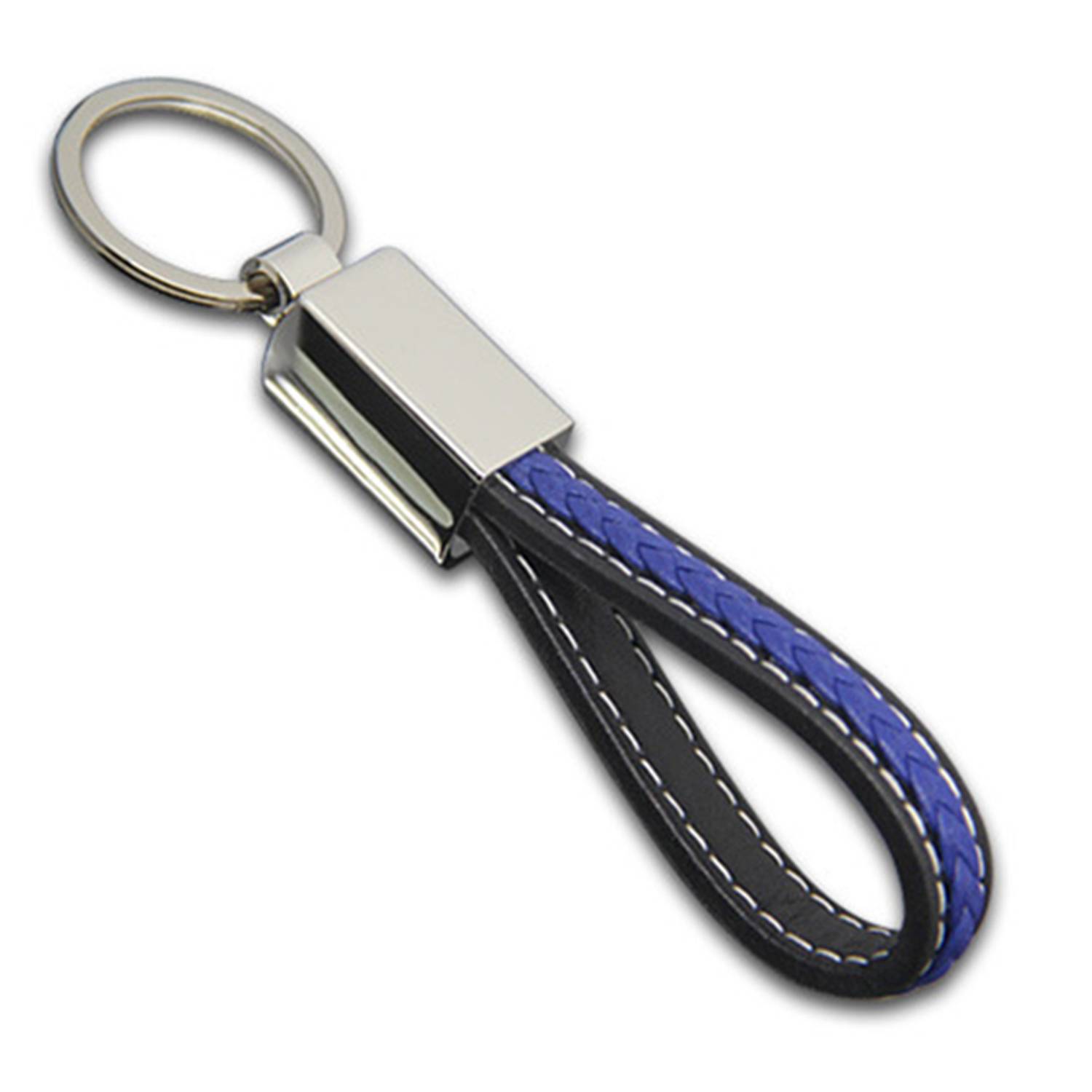 Woven Leather Rope Keychain Pendant 3