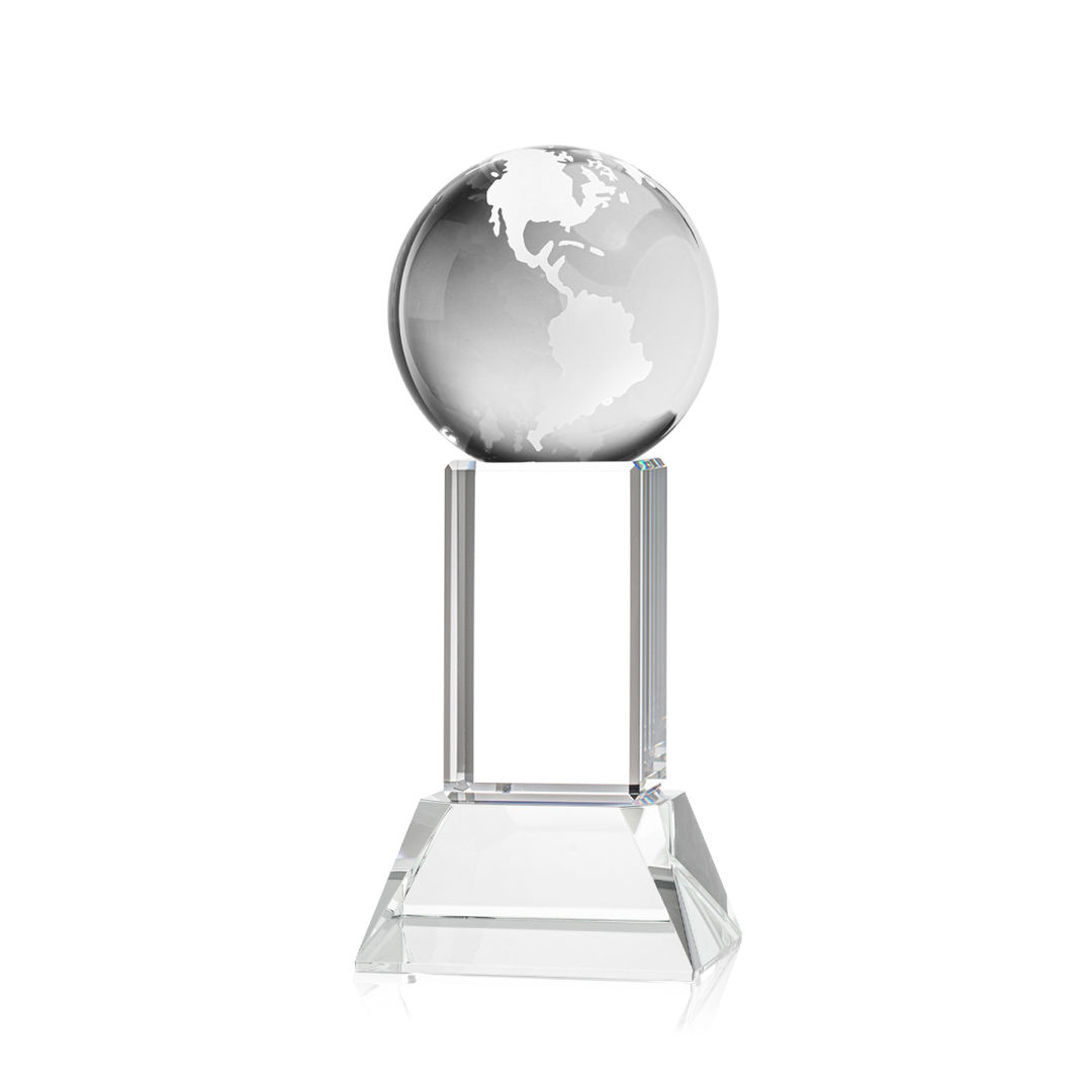 Globe Award on Stowe Base - Clear 10