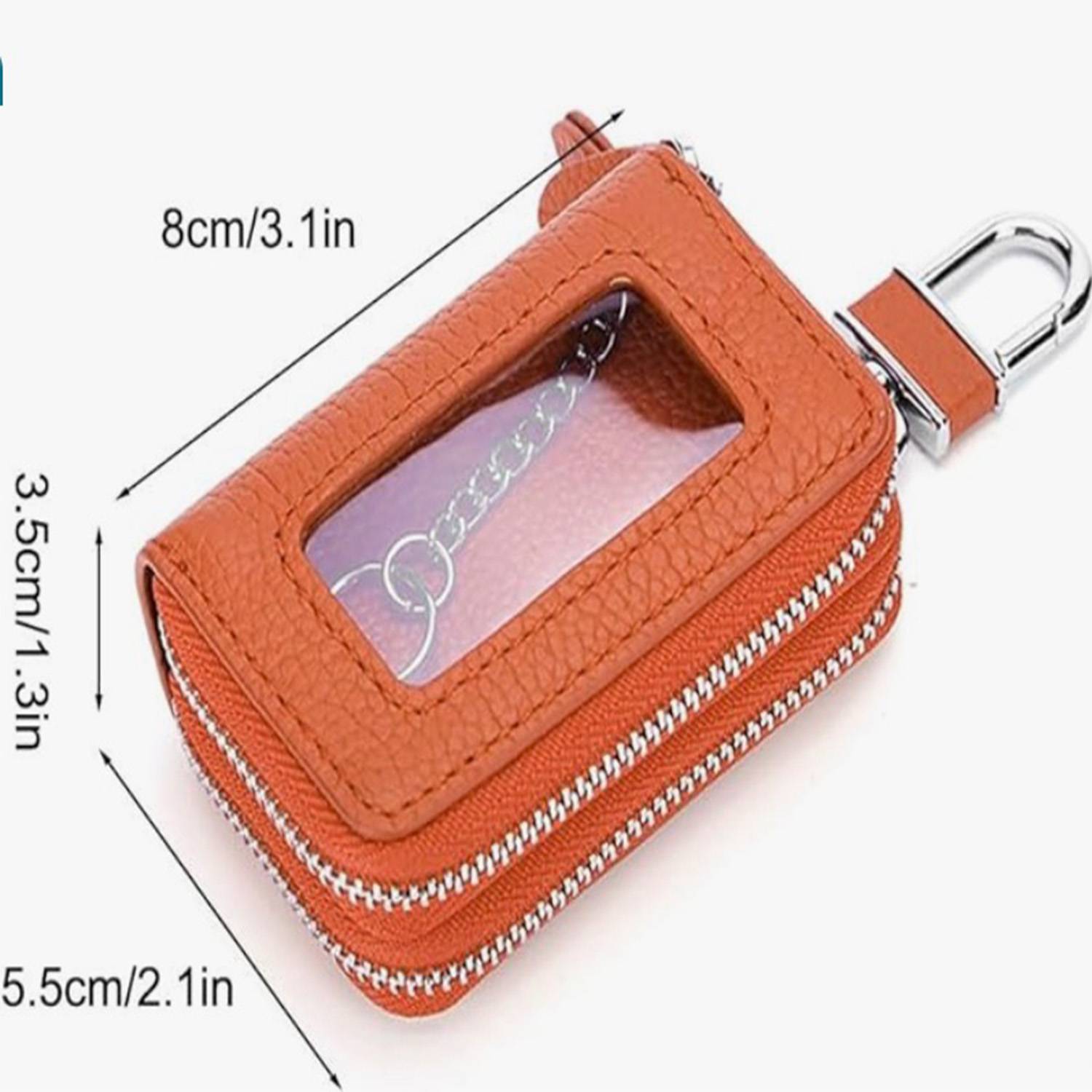 Durable car key bag w/ double zippers 8