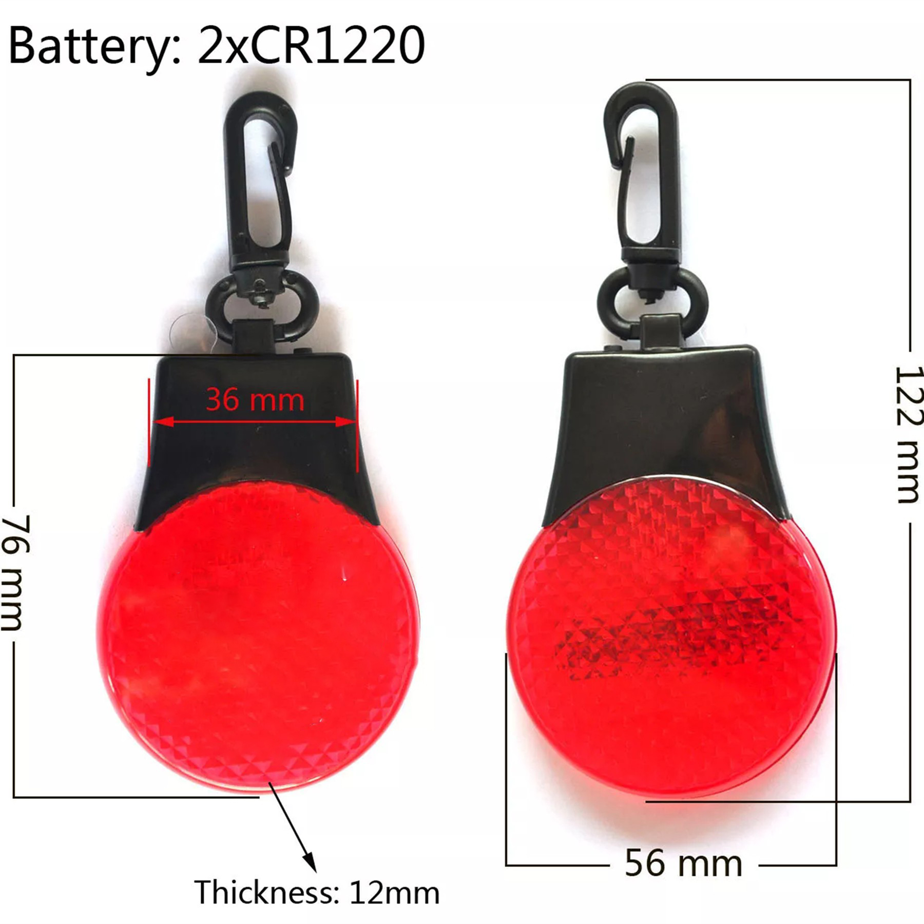 Backpack Walking Bike Safety Warning Light 2