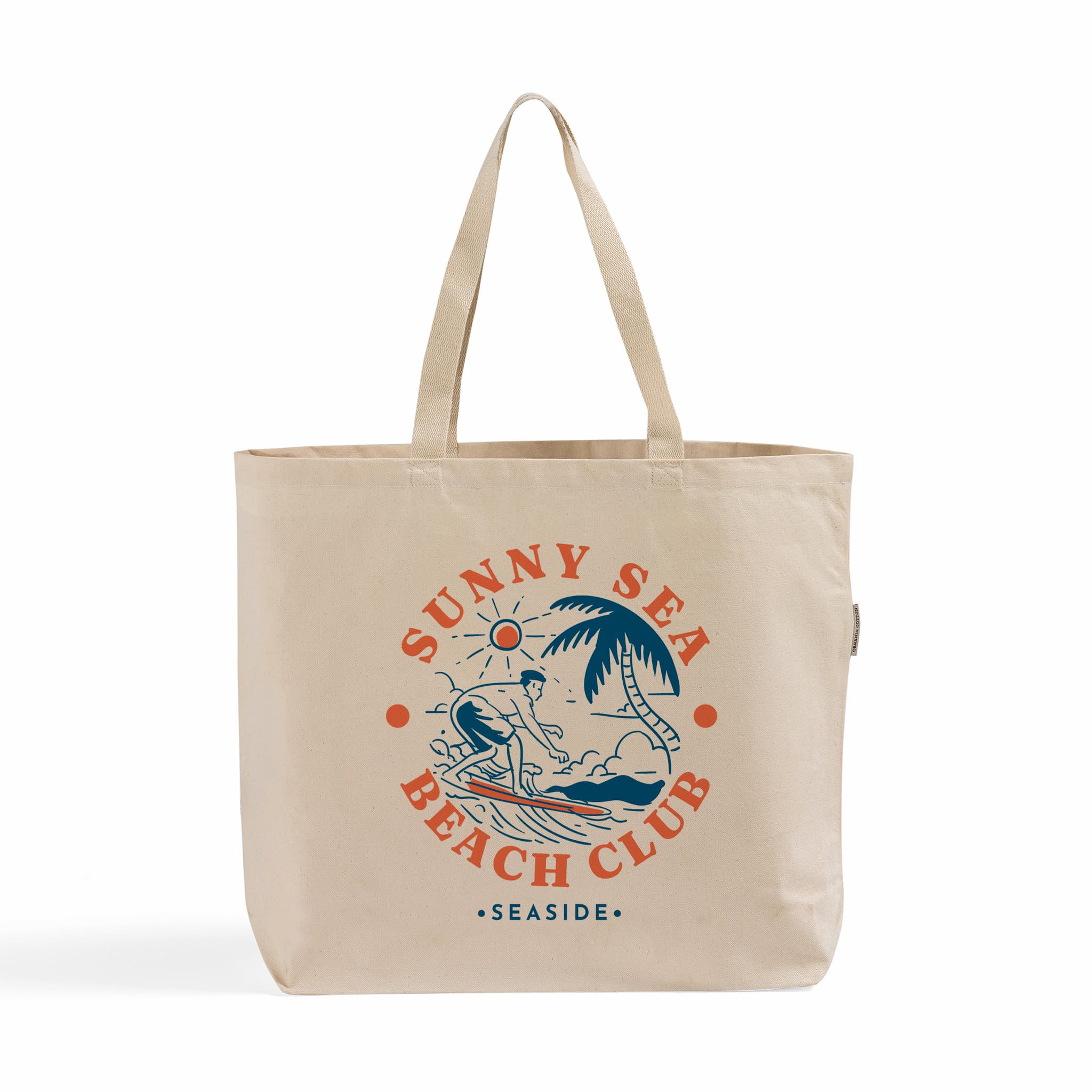 Organic Merch Canvas Tote Bag, custom tote bag with logo imprint 10