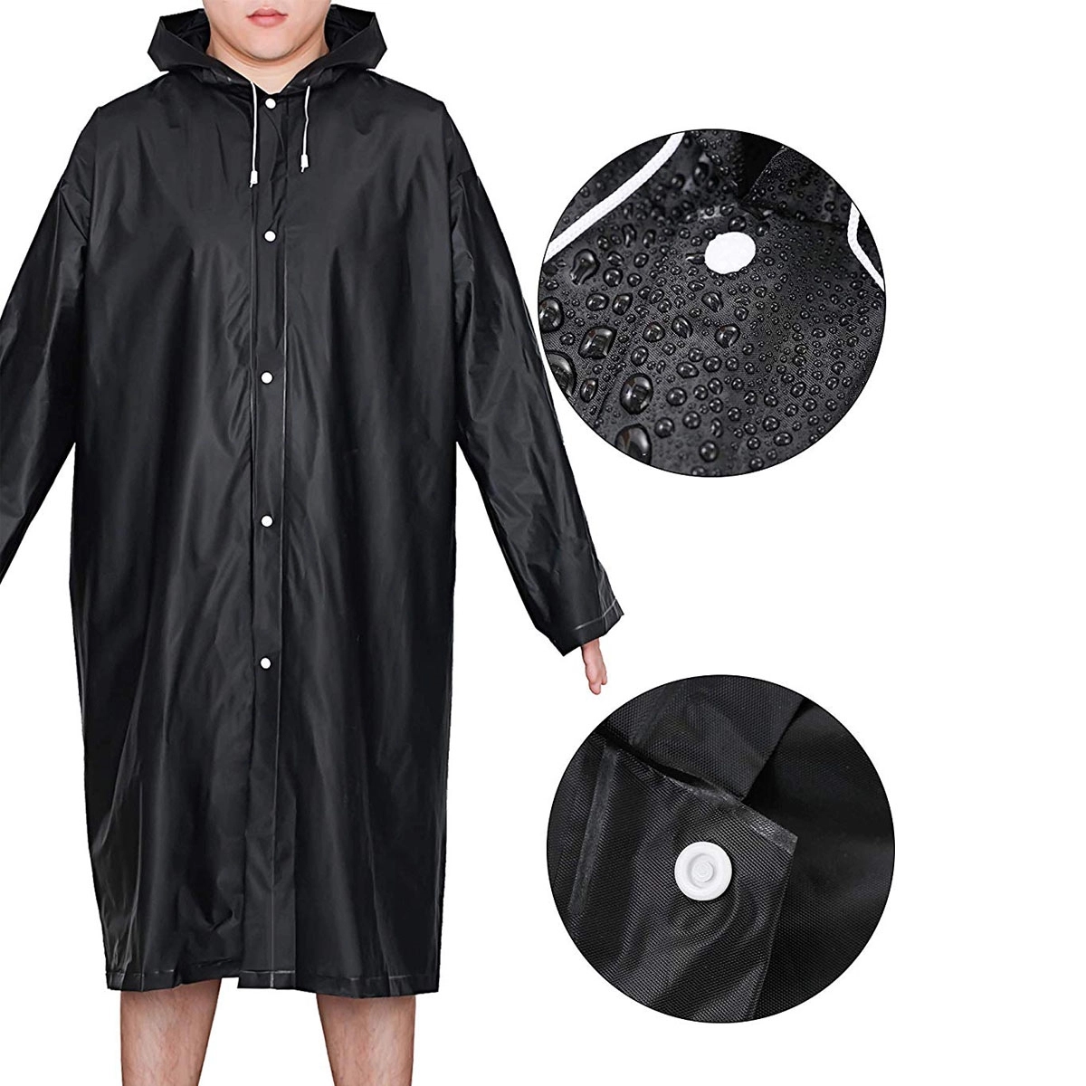 Rain Poncho With Hood 4