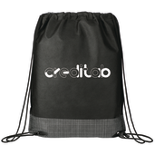 Crossweave Heat Sealed Drawstring Bag 40