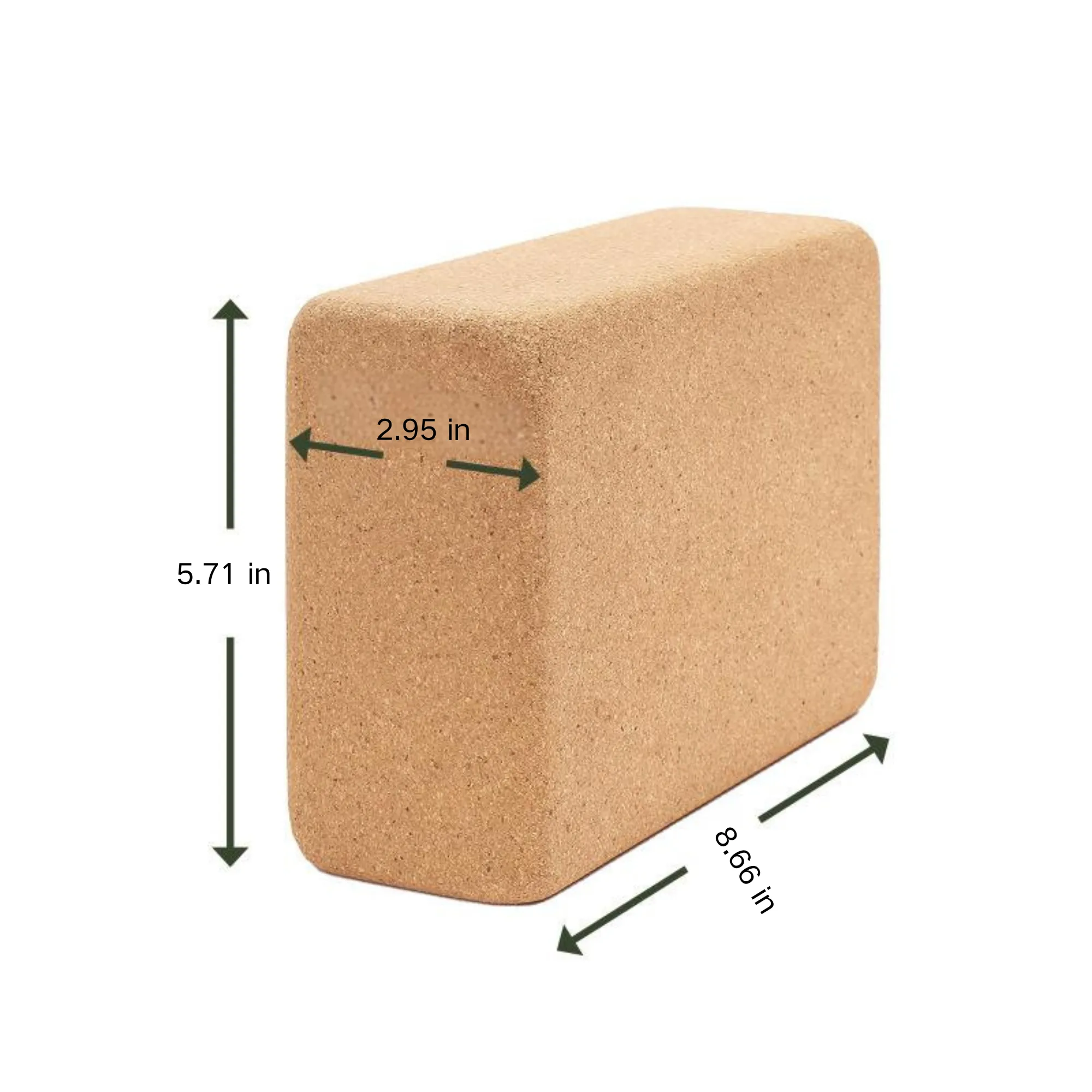 High-Density Cork Yoga Bricks 4