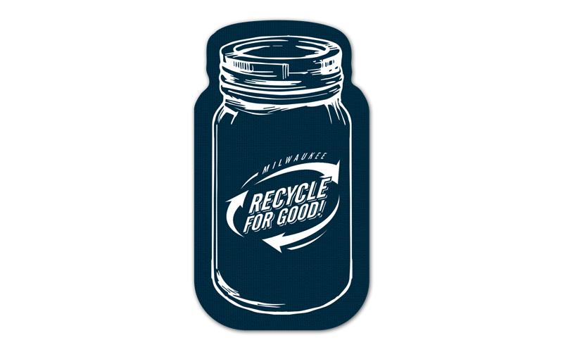 Mason Jar Vinyl Jar Opener 45