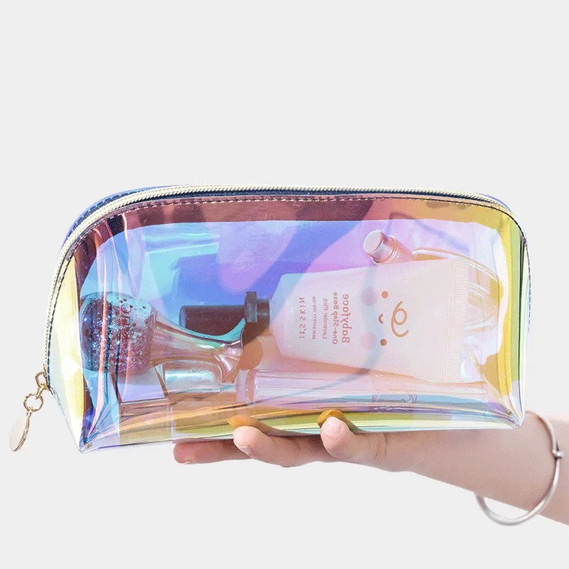 Holographic TPU Cosmetic Makeup Toiletry Bag 3