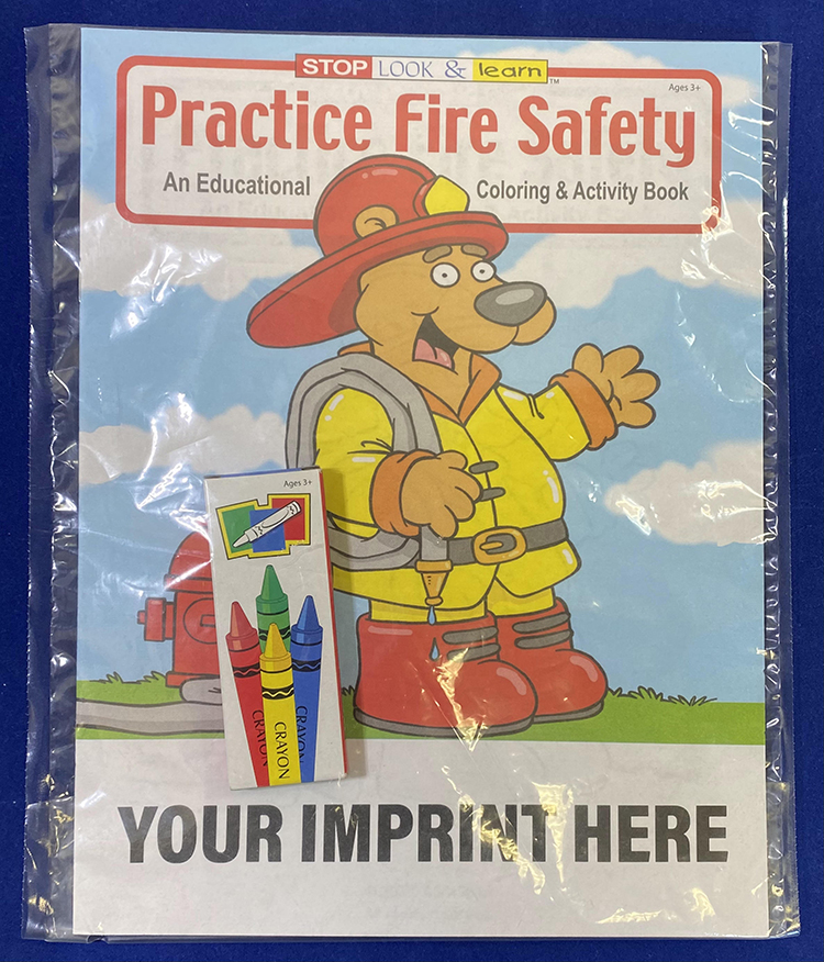 COLORING SET - Practice Fire Safety Fun Pack 2