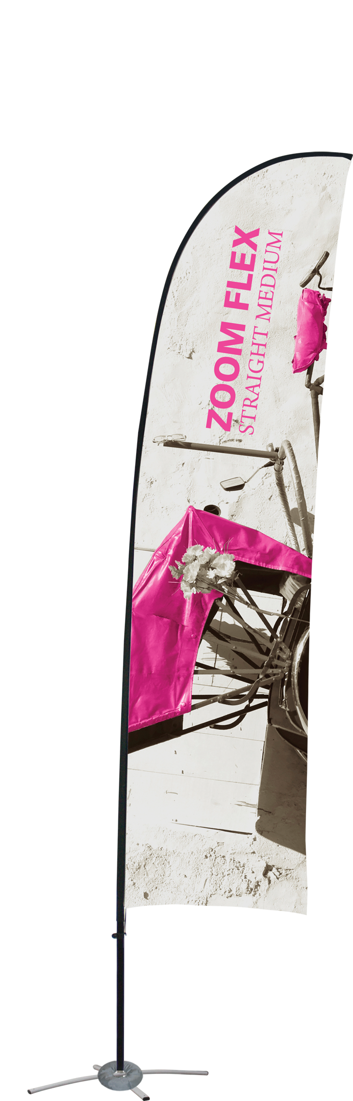 Zoom Flex Medium Outdoor Flag (Hardware Only)