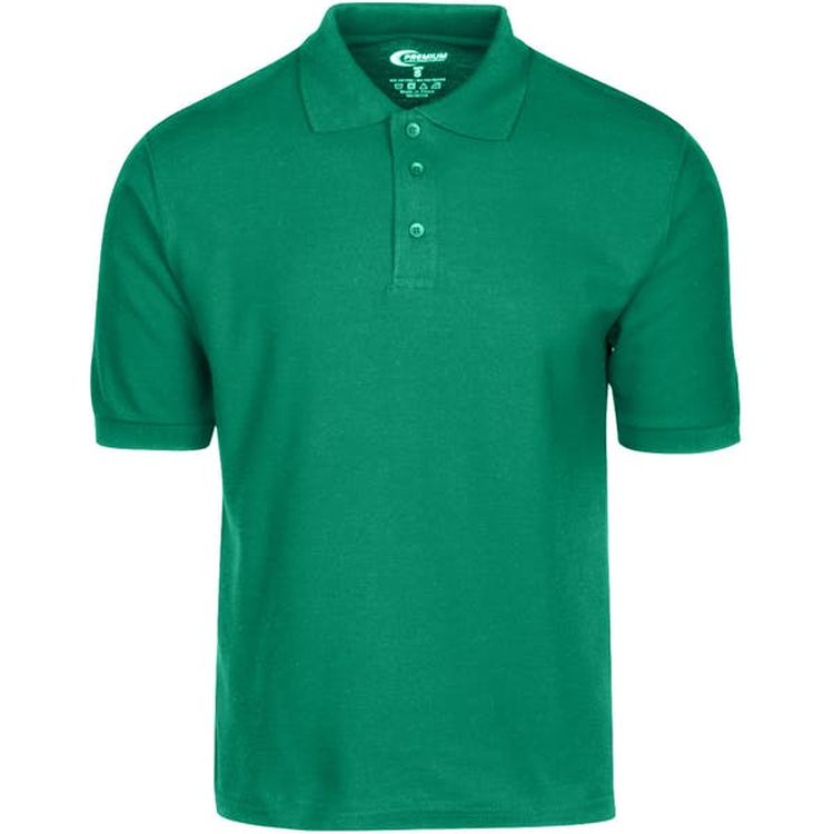 Men's Polo Shirts - Kelly Green Size 2XL 2