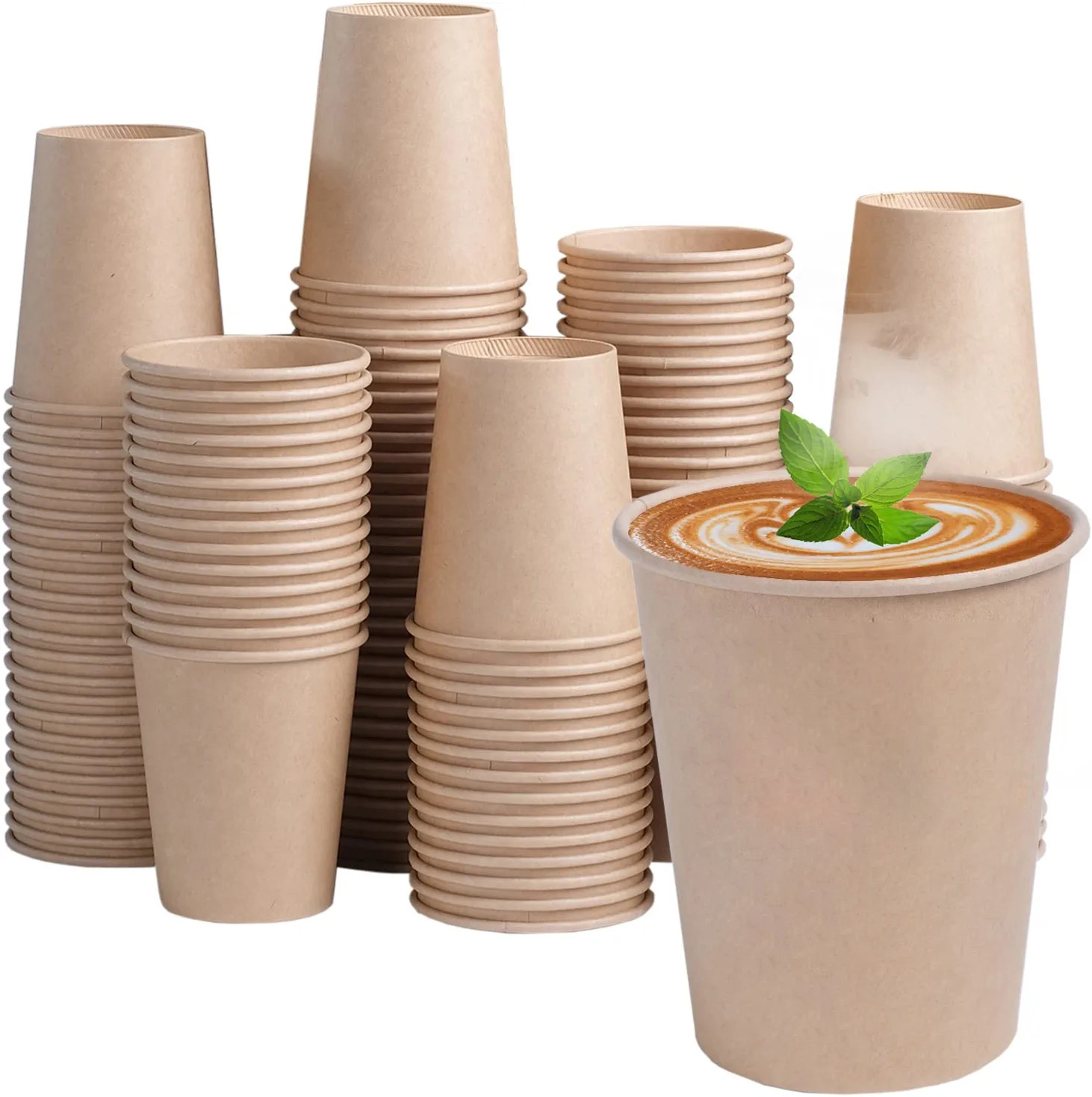 Disposable Kraft Paper Cups 1