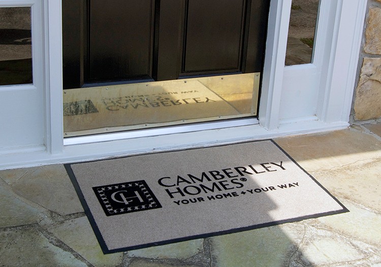 Flocked Camelot Floor Mat