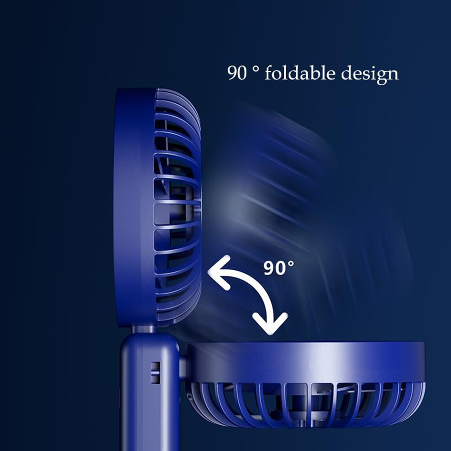 Portable Mini Fan with LED Display 7