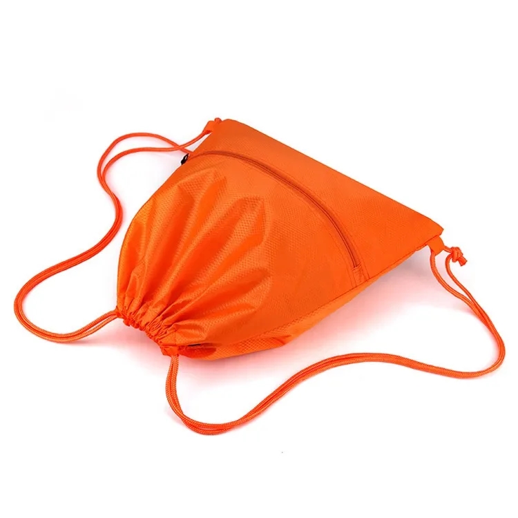 Rhombus Design Drawstring Backpack Bag 12
