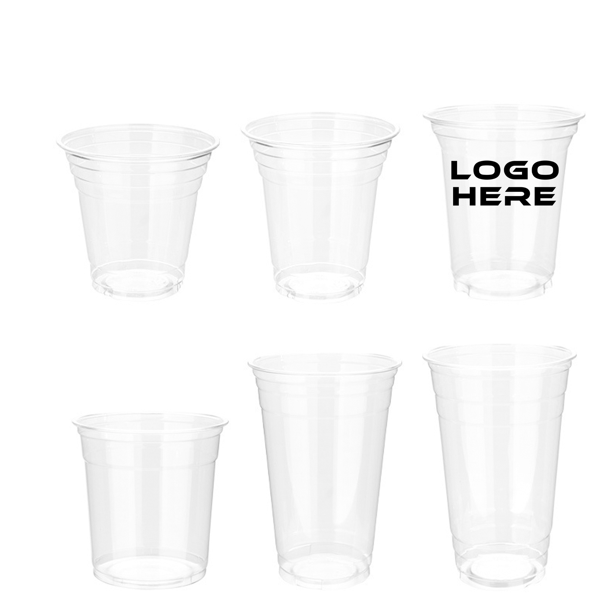 500 Pack 16oz Clear Plastic Disposable Cups 2