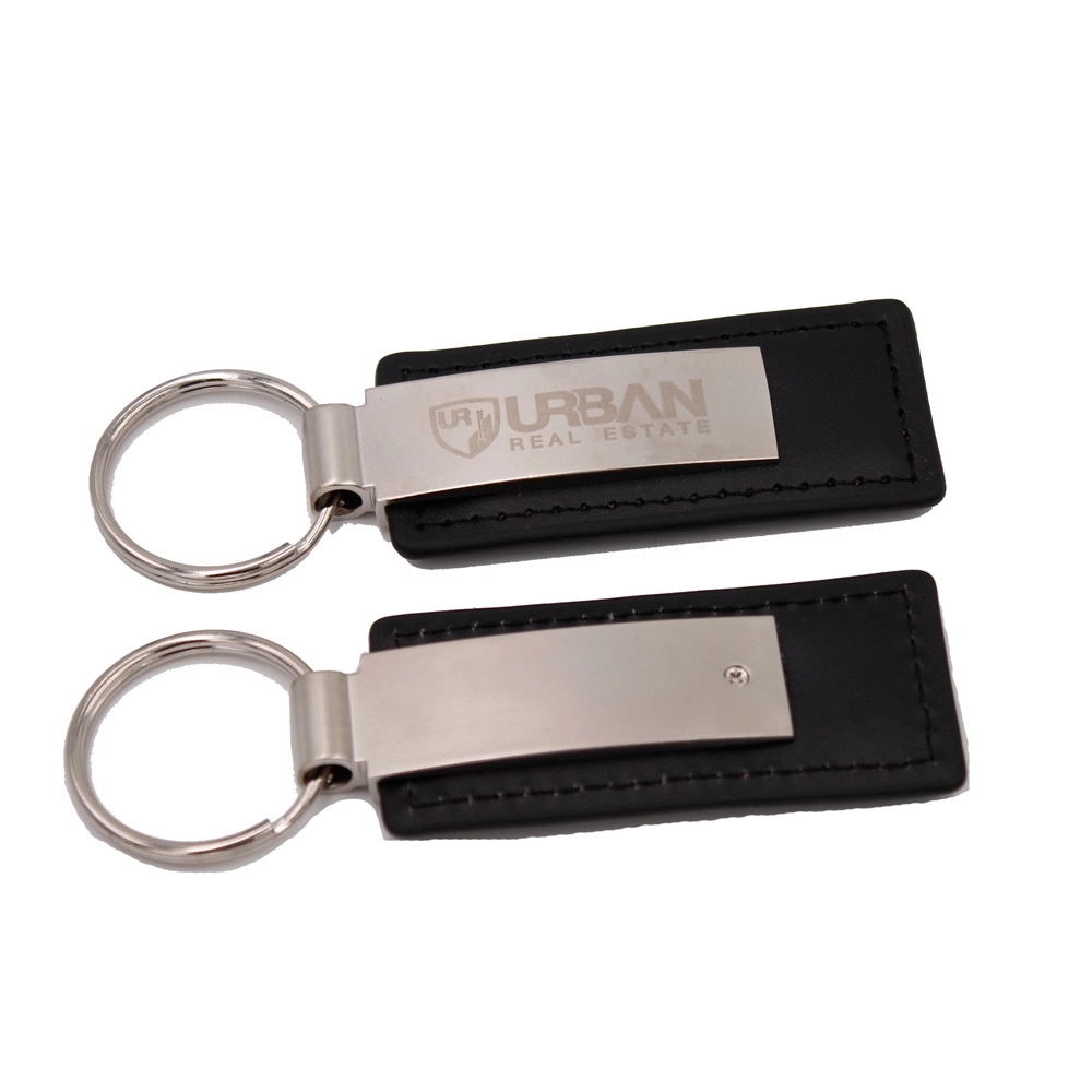 METAL PEN AND LEATHERETTE KEY TAG GIFT SET 2