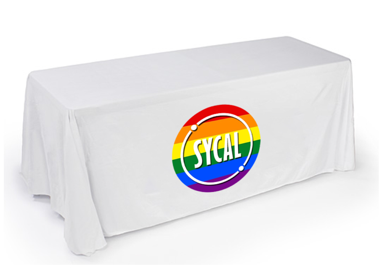 Draped 8 ft. Table Throw - Tablecloth - Tablecover 1