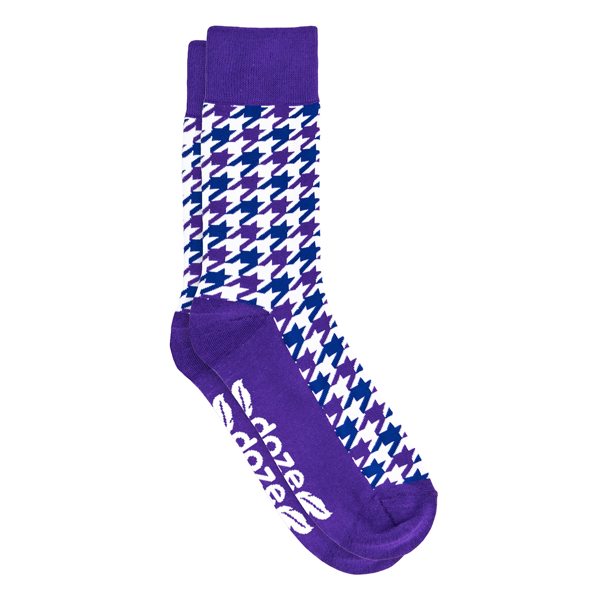Houndstooth Simpler Socks