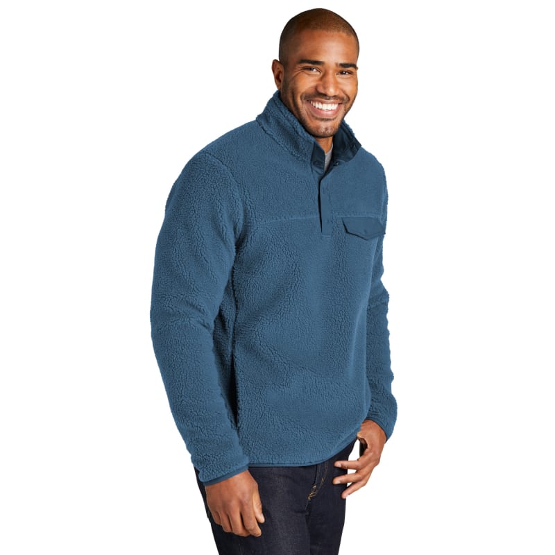 Port Authority Camp Fleece Snap Pullover 18