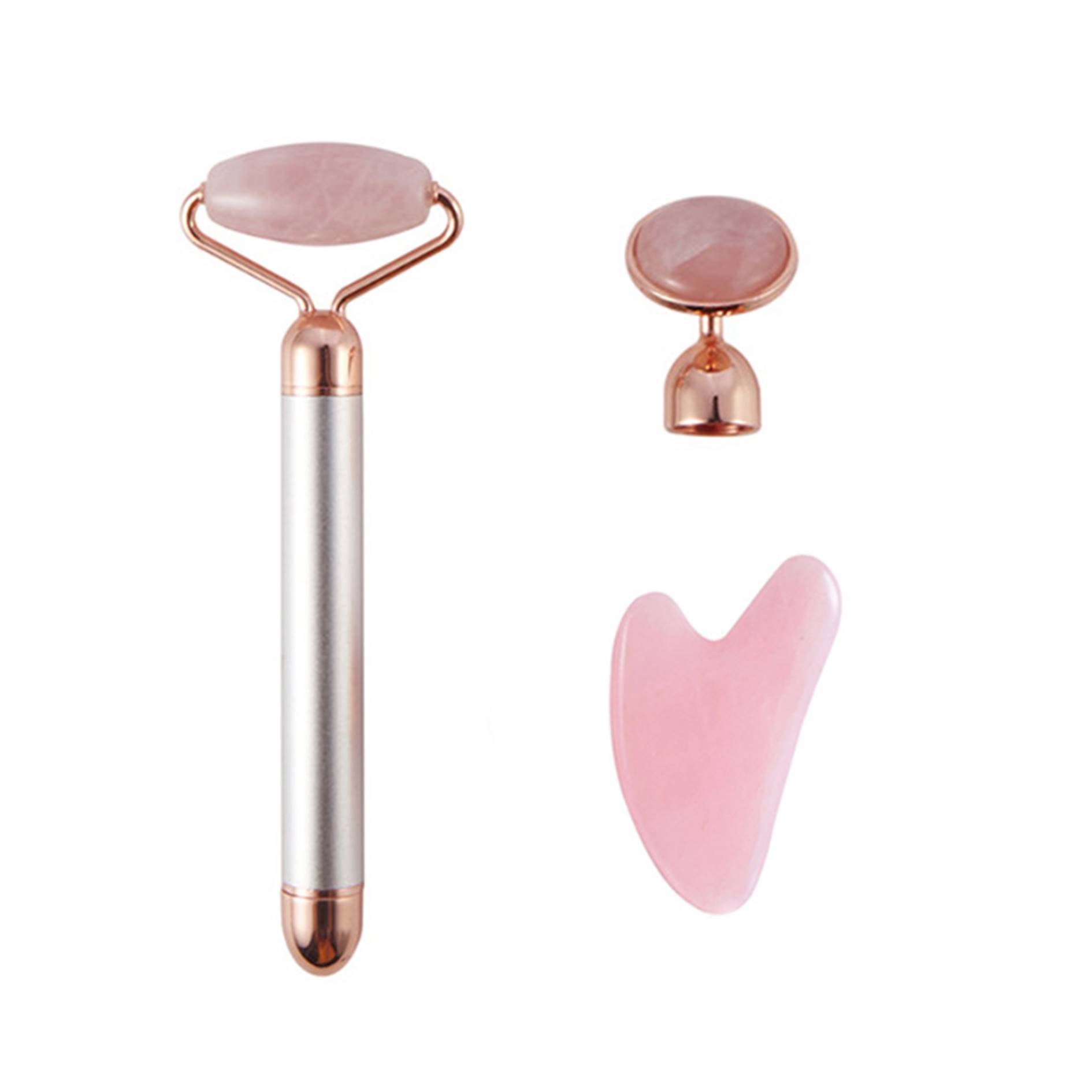 3 In 1 Electric Jade Roller Face Massager Set 2