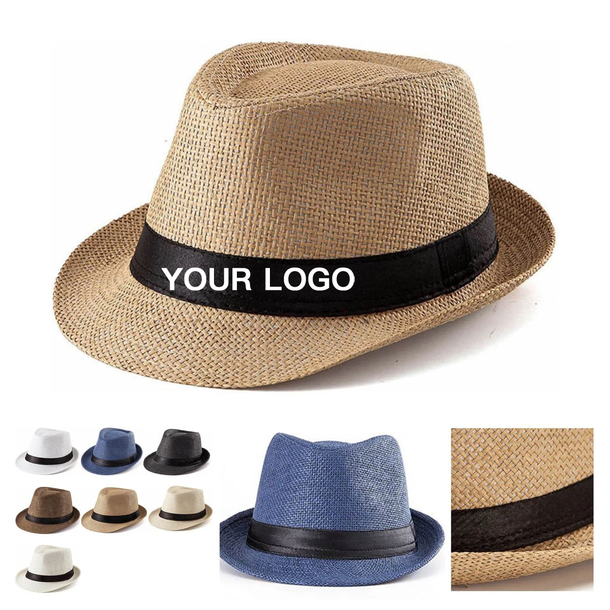 Papyrus Straw UV Protection Beach Hat 10