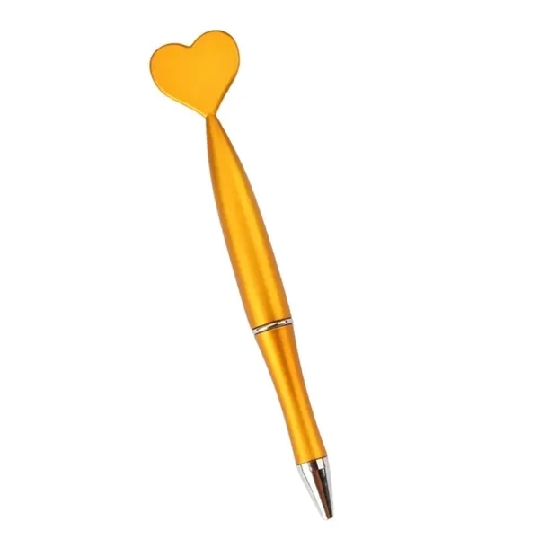 Heart-Shaped Plastic Ballpoint Pen 3