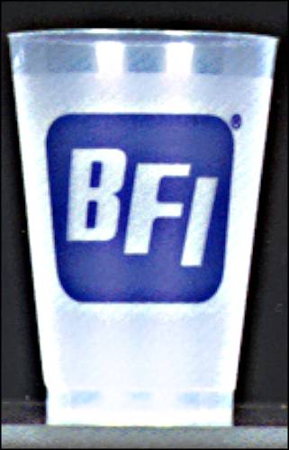 Unbreakable Translucent 12 oz. Frost-Flex cup 1