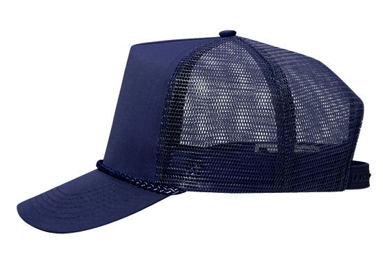 OTTO CAP® 5 Panel Mid Profile Mesh Back Trucker Hat 23