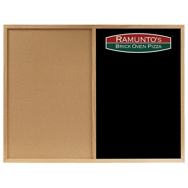 Oak Frame Combination Board 48"x 36"