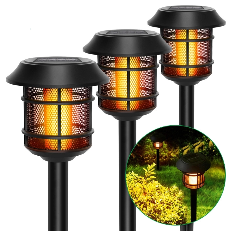 36 Led Solar Flame Lamp Outdoor 7