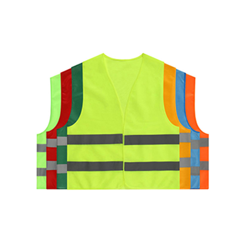 Simple Style Reflective Safety Work Clothes Breathable Vest 1