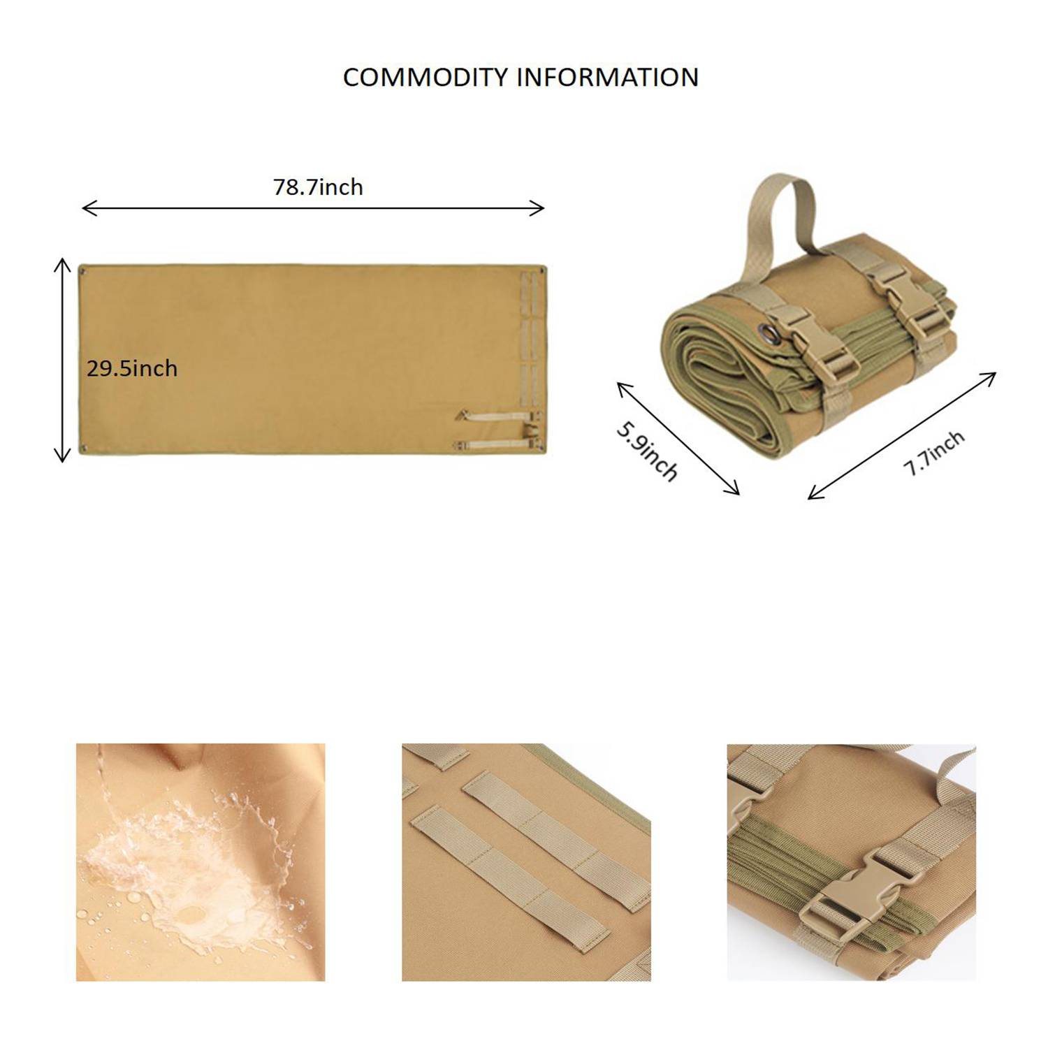 Field Training Camping Camping Shooting Mat 6