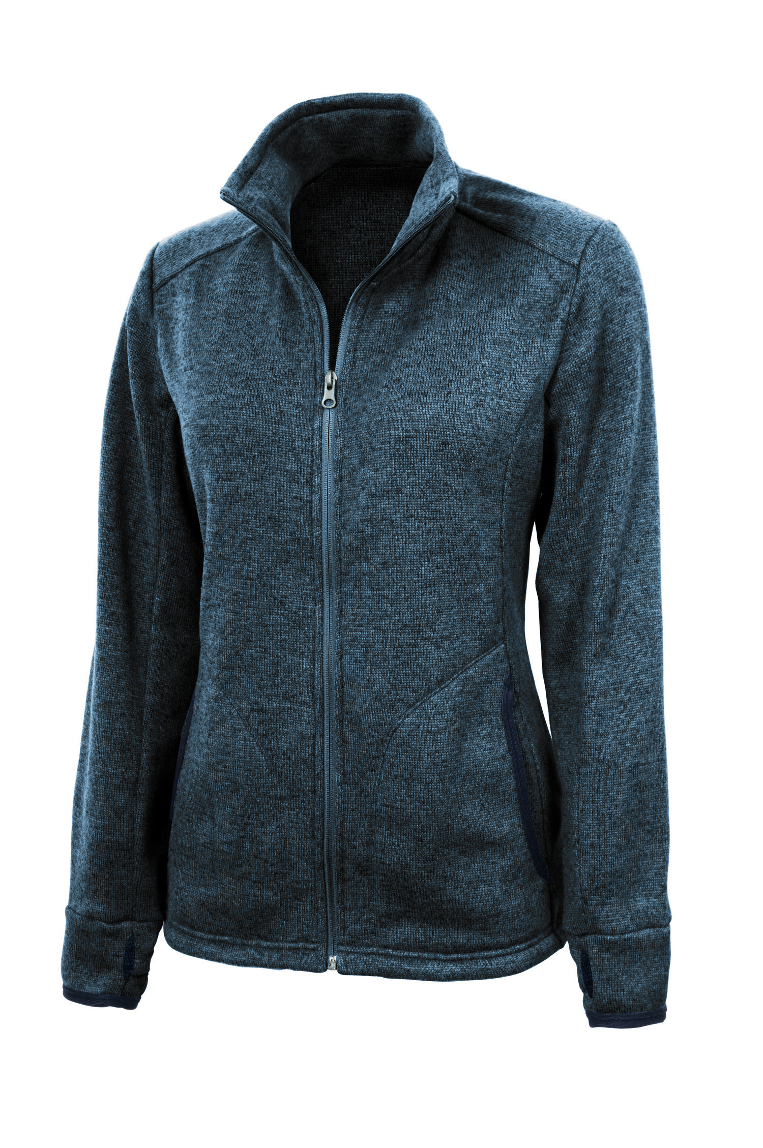 Women's Heathered Fleece Jacket 62