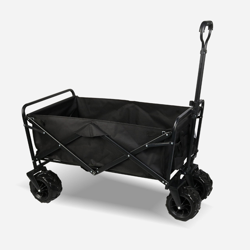 Collapsible Utility Wagon With Beach Wheel 1