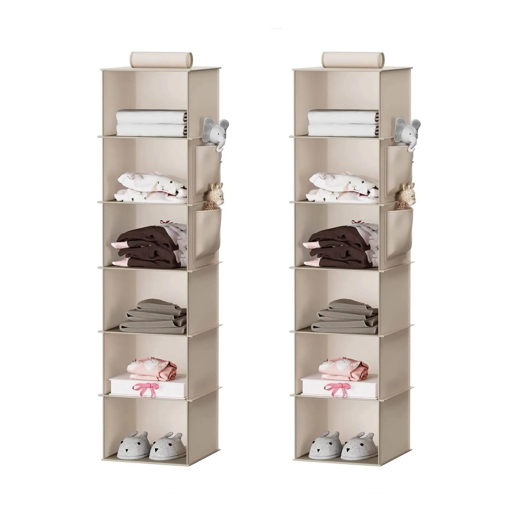 6-Shelf Hanging Closet Organizer 8