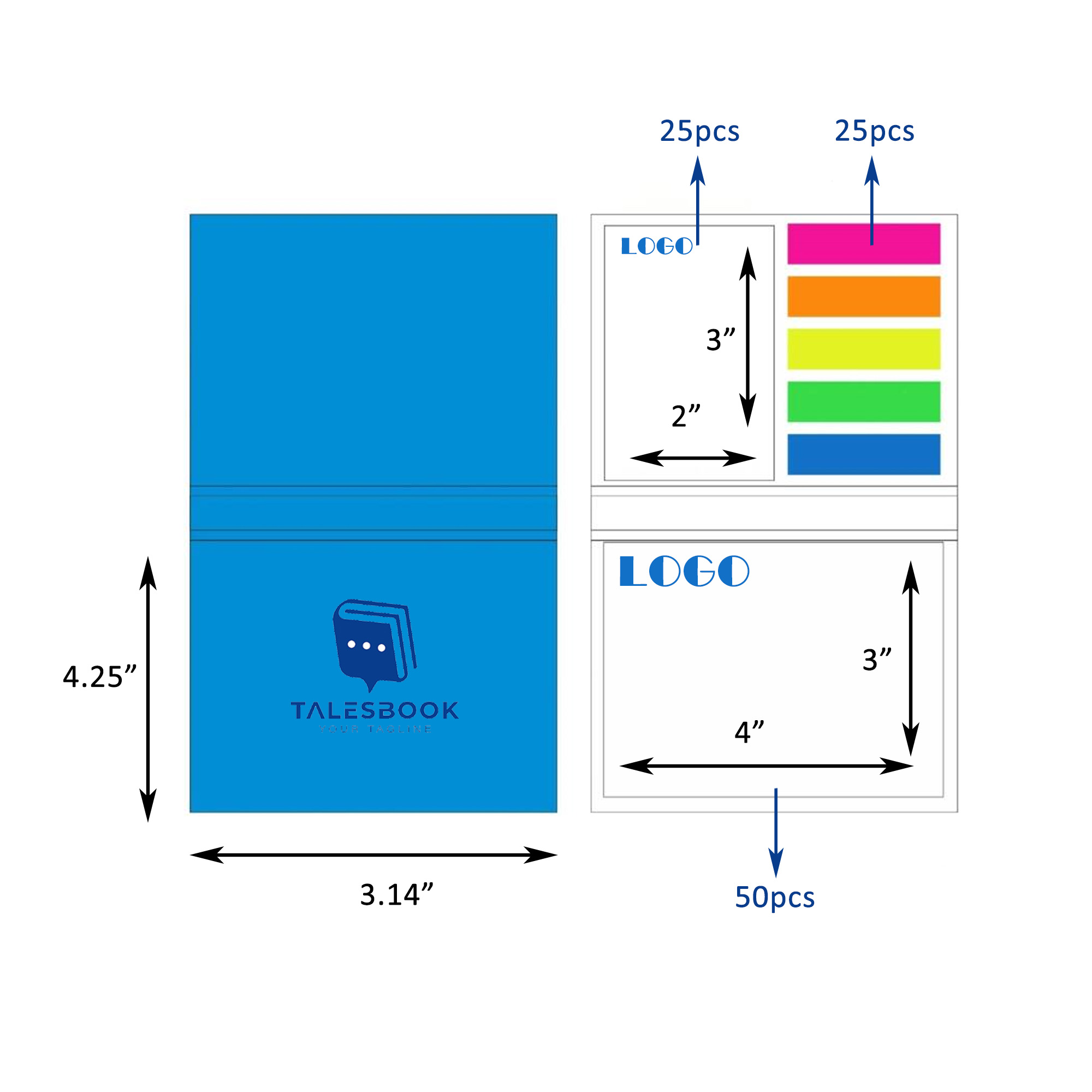 Lined Sticky Notes 2