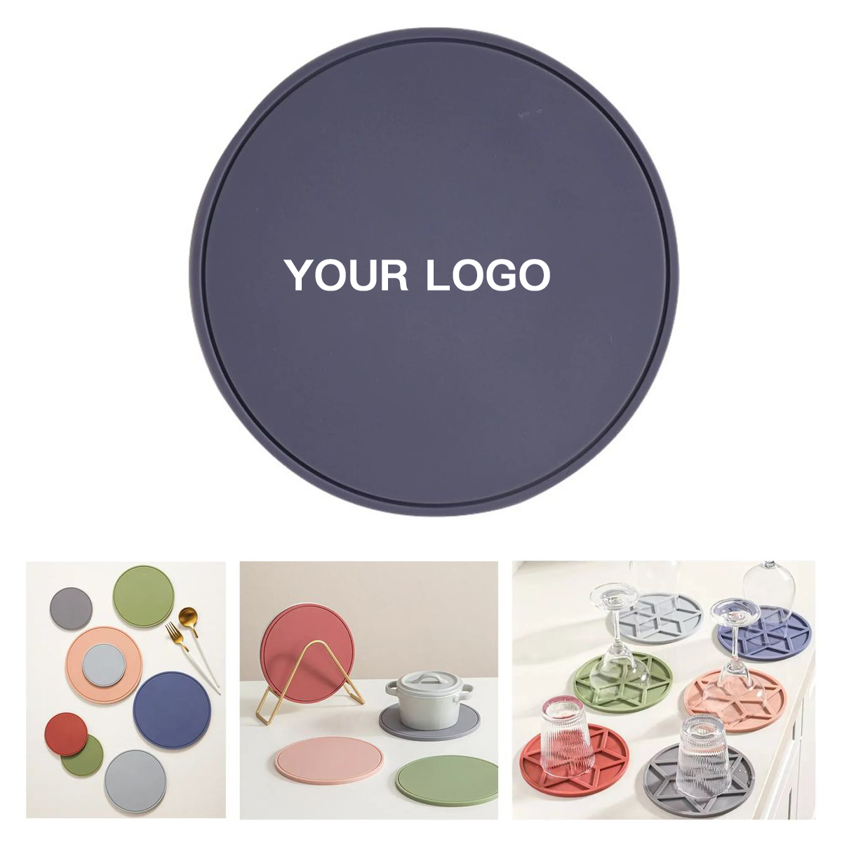 Silicone Heat Resistant Round Insulation Pad 8