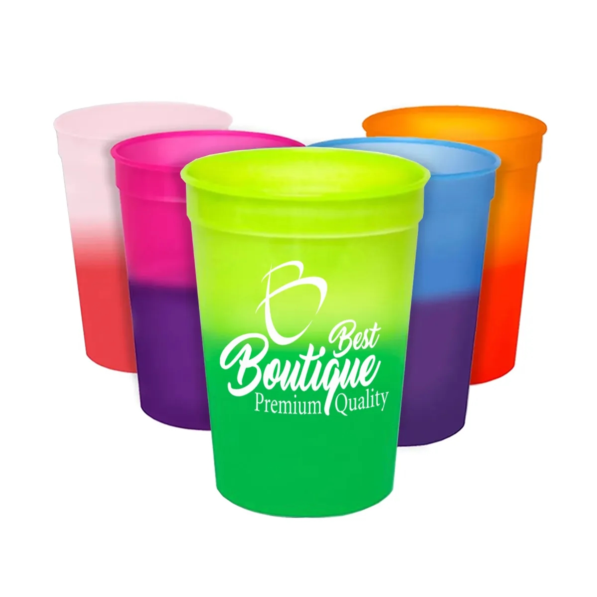 Custom 12 Oz Durable Color Changing Mood Stadium Cup 5