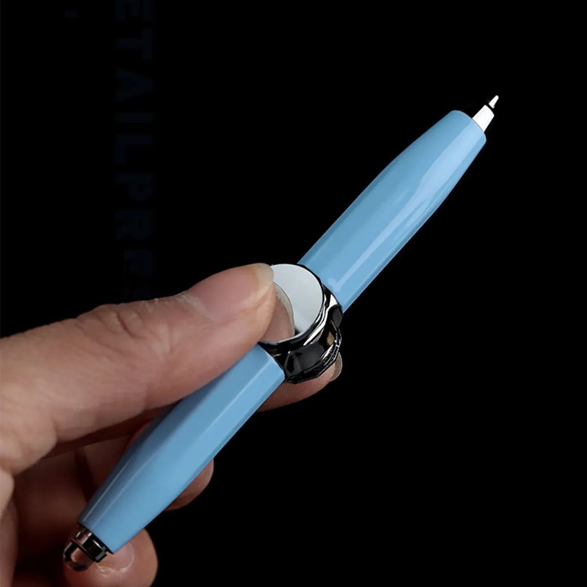 Multi-Function Ballpoint Pen Fidget Gyro Spinner LED Light 3