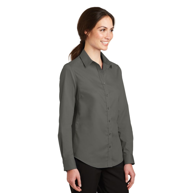Port Authority Ladies SuperPro Twill Shirt. 8