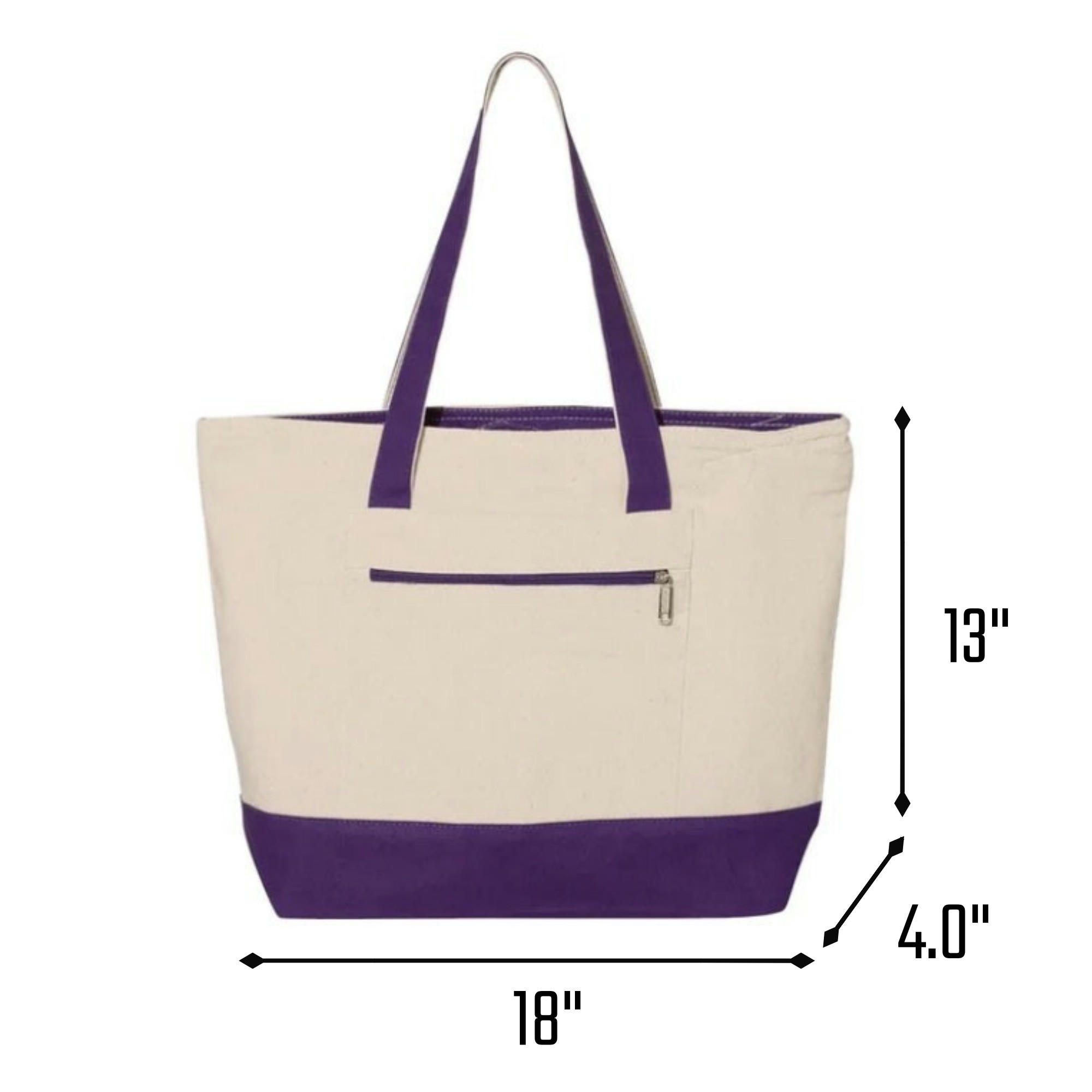 12oz Canvas Cotton Tote Bag 3